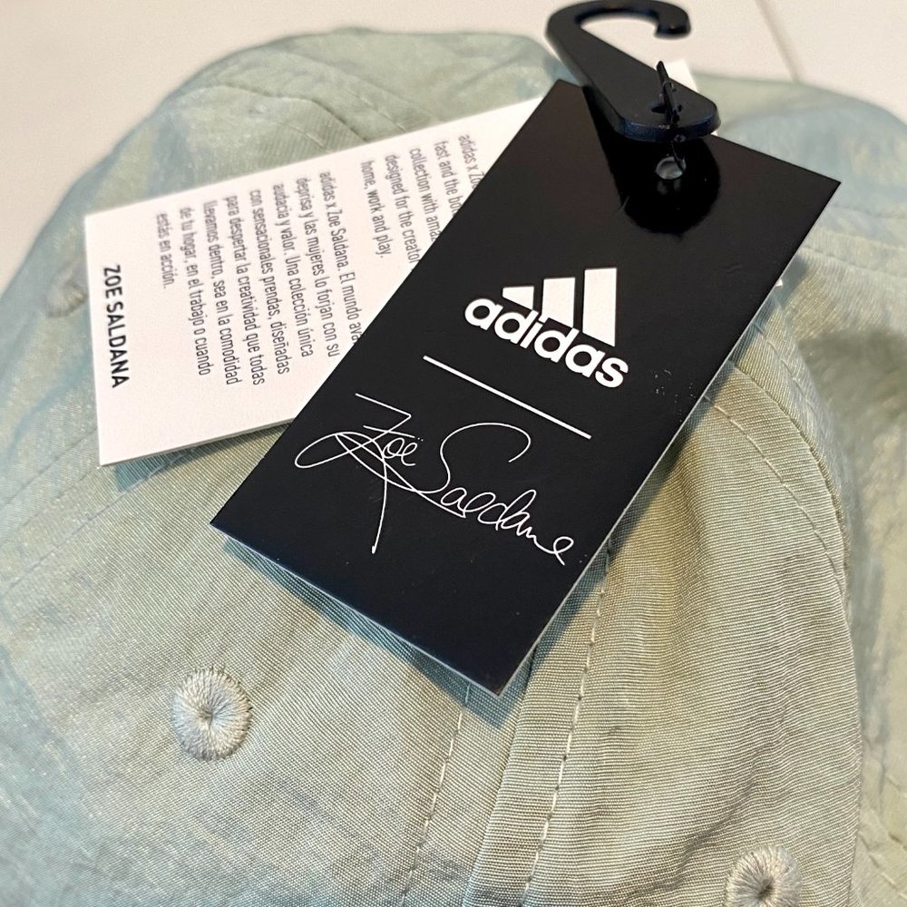 Adidas x Zoe Saldana Women's VFA II Adjustable Baseball Cap NWT - Picture 9 of 12